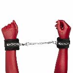 Наручники Punishment - Crystal Detail Handcuffs - Black - мініатюра 2
