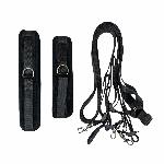 Розтяжка на ліжко Punishment - 5-Piece Bed Restraint Kit - Black - мініатюра 4