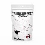 Анальна пробка з хвостом Punishment - Bunny Tail Silicone Anal Plug - Black - мініатюра 4