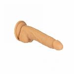 Фалоімітатор Naked Addiction - 8″ Silicone Dual Density Dildo Vanilla, віброкуля в подарунок - мініатюра 2