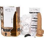 Фалоімітатор з пульсацією Naked ADDICTION Dominic 9″ Caramel, пульт ДК, діаметр 4,2 см - мініатюра 6