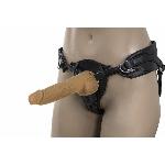 Фалоімітатор з пульсацією Naked ADDICTION Dominic 9″ Caramel, пульт ДК, діаметр 4,2 см - мініатюра 5