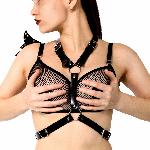 Жіноча портупея Art of Sex - Wings чорна XS-M, екошкіра - мініатюра 2