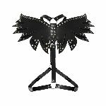 Жіноча портупея Art of Sex - Wings чорна L-2XL, екошкіра - мініатюра 4