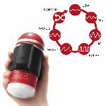 Вібронасадка Tenga CUP VIBRATOR, 7 режимів, 2 мастурбатори в комплекті - мініатюра 2