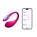 Смарт-віброяйце Lovense Lush 4, дуже потужне, швидке заряджання, LED-підсвічування - мініатюра 1