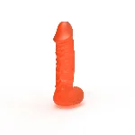 Мило у формі пеніса Чистий Кайф LARGE Orange, крафтове мило-член, натуральне - мініатюра 1