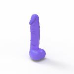Мило у формі пеніса Чистий Кайф LARGE Violet, крафтове мило-член, натуральне - мініатюра 3