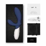 Масажер простати LELO Loki Wave 2 Base Blue, 2 мотори, манливий рух + вібрація - мініатюра 4