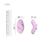 Смарт-вібратор для клітора Svakom Echo 2 Pink Lilac, підігрів до 38 °C, знімна насадка на палець - мініатюра 14