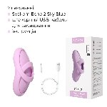 Смарт-вібратор для клітора Svakom Echo 2 Pink Lilac, підігрів до 38 °C, знімна насадка на палець - мініатюра 20