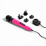 Вібромасажер DOXY Die Cast 3 Hot Pink, дуже потужний, живлення 220В, металевий корпус - мініатюра 5