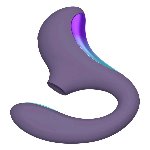 Кліторально-вагінальний звуковий стимулятор LELO Enigma Double Sonic Cyber Purple - мініатюра 3