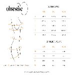 Бебі-дол Obsessive Arrowel Black chemise S/M, з декоративним чокером та гартерами - мініатюра 5