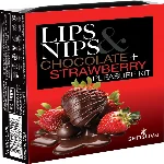Подарунковий набір Sensuva Lips & Nips Pleasure Kit - Chocolate Strawberry 2 x 4г - мініатюра 1