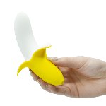 Вібратор-банан Banana Bliss Mini Silicone Vibrator, вагінально-кліторальна стимуляція, 10 режимів - мініатюра 4