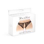 Трусики з відкритим доступом Fashion Secret Victoria Black, мереживо - мініатюра 3