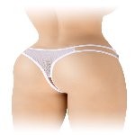 Трусики з відкритим доступом Fashion Secret Victoria White, мереживо - мініатюра 2