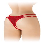 Трусики з відкритим доступом Fashion Secret Victoria Red, мереживо - мініатюра 2