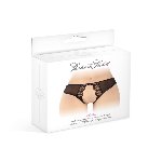 Трусики з відкритим доступом Fashion Secret Ambre Black, сітка - мініатюра 3