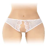 Трусики з відкритим доступом Fashion Secret Ambre White, сітка - мініатюра 1