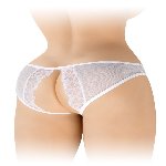Трусики з відкритим доступом Fashion Secret Ambre White, сітка - мініатюра 2