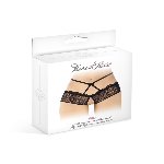 Трусики з відкритим доступом Fashion Secret Celia Black, лямки на талії - мініатюра 3