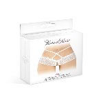 Трусики з відкритим доступом Fashion Secret Celia White, лямки на талії - мініатюра 3