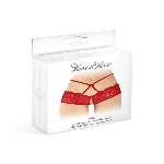 Трусики з відкритим доступом Fashion Secret Celia Red, лямки на талії - мініатюра 3
