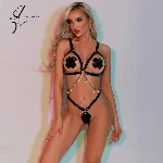 Комплект жіночої еротичної білизни JSY 5967 One Size - мініатюра 1