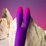 Вібратор Rocks Off Glo Girl - Bunny - мініатюра 5