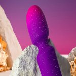Вібромасажер Rocks Off Glo Girl - Wand - мініатюра 4