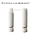 Вакуумний кліторальний стимулятор Zalo Lia Floral White, 3 насадки, 3 режими, різна інтенсивність - мініатюра 6