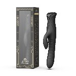 Смарт пульсатор-кролик з вібрацією Zalo Mose 2 Obsidian Black, підігрів до 42 °C, кристал Swarovski - мініатюра 12