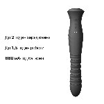 Смарт пульсатор-кролик з вібрацією Zalo Mose 2 Obsidian Black, підігрів до 42 °C, кристал Swarovski - мініатюра 10