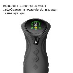 Смарт пульсатор-кролик з вібрацією Zalo Mose 2 Obsidian Black, підігрів до 42 °C, кристал Swarovski - мініатюра 8
