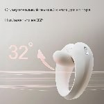 Ерекційне смарт-віброкільце Zalo Apis Ivory White, до 4 годин роботи, зарядний кейс - мініатюра 7