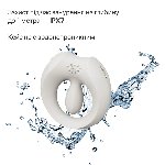 Ерекційне смарт-віброкільце Zalo Apis Ivory White, до 4 годин роботи, зарядний кейс - мініатюра 8