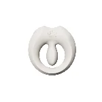 Ерекційне смарт-віброкільце Zalo Apis Ivory White, до 4 годин роботи, зарядний кейс - мініатюра 1