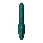 Смарт-вібратор Zalo Ares Turquoise Green, підігрів, 3 мотори, язичок для клітора, стимуляція точки G - мініатюра 2