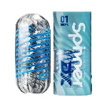 Мастурбатор Tenga Spinner DX 01 Drops, з пружною стимулювальною спіраллю всередині, ніжний вплив - мініатюра 1