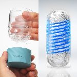 Мастурбатор Tenga Spinner DX 02 Bumps, з пружною стимулювальною спіраллю всередині, середній вплив - мініатюра 5