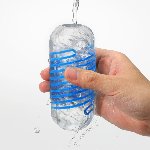Мастурбатор Tenga Spinner DX 02 Bumps, з пружною стимулювальною спіраллю всередині, середній вплив - мініатюра 4
