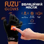 Віброрукавичка (ліва) FUZU Gloves Vibrating Massage Left Hand, 11 режимів - мініатюра 3