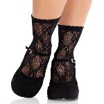 Шкарпетки Leg Avenue Bow Net Anklets - мініатюра 2