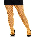 Колготки Leg Avenue Eyelet Net Tights Neon Orange One Size - мініатюра 1