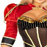 Костюм циркачки Leg Avenue Circus Ringmaster Diva Catsuit M - мініатюра 4