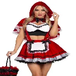 Костюм Червоної Шапочки Leg Avenue Flirty Miss Red Top and Skirt S - мініатюра 1
