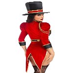 Костюм циркачки Leg Avenue Ravishing Ringmaster Bodysuit L - мініатюра 2