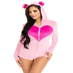 Комбінезон «Солодкий ведмедик» Leg Avenue Sweetheart Bear Velvet Romper M - мініатюра 1
